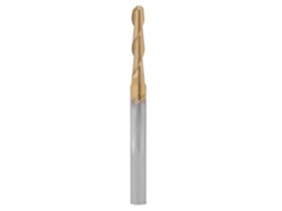 Fresa De Ponta Redonda Com Revestimento De Titânio 3.175mm (1/8in) Para Fresamento E Gravura