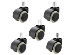 Rodízios Para Cadeira De Escritório (cor: Plunger M, 5 Rodízios, (cor: Plunger M11, Tamanho: Cinza)