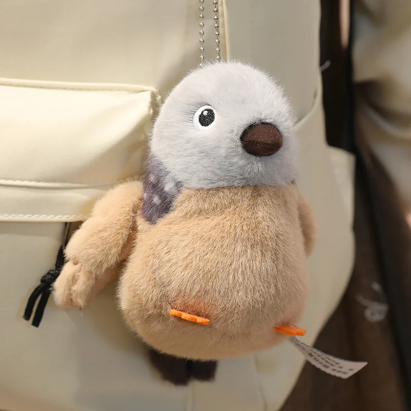 (pomba De 14 Cm) Chaveiro De Pelúcia Fofo Em Formato De Pássaro, Estilo Anime, Um Presente Encantador.