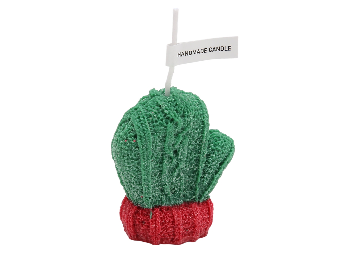 Christmas Glove Scented Candle Diy Decorative Photo Prop Ornament Green