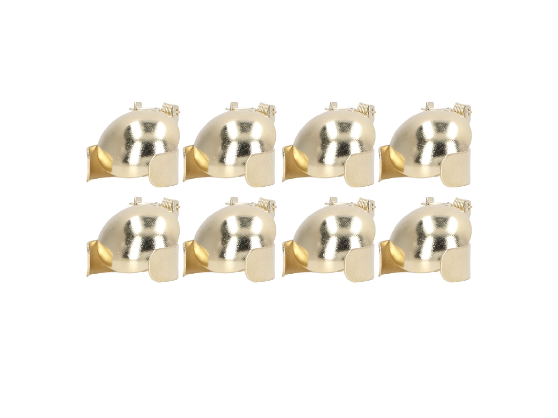 8 Peças Extinguidor De Velas Automático Clip De Metal Para Mecha Chama Decoração De Velas Ouro