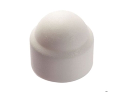Tampa Sextavada de Polietileno Branco Ral 9010 M8 Caixa de 200 Acton 856018 ACTONA