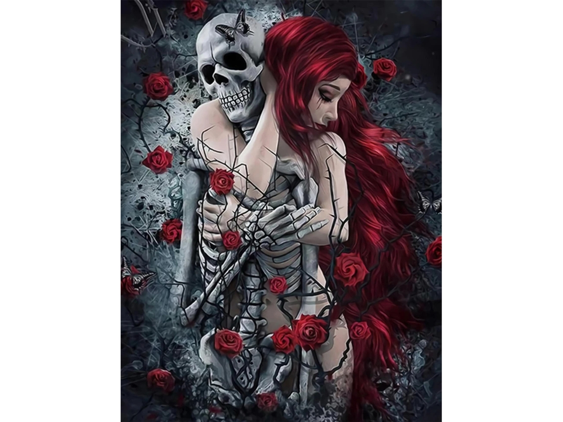 Pintura De Diamantes Broca Completa Tema Halloween