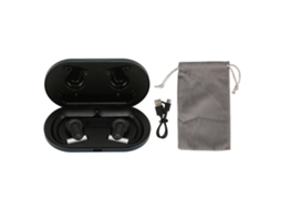 Aetheria fones de Ouvido Bluetooth 5.3 Sem Fio com Cancelamento de Ruído Azul Escuro Metal