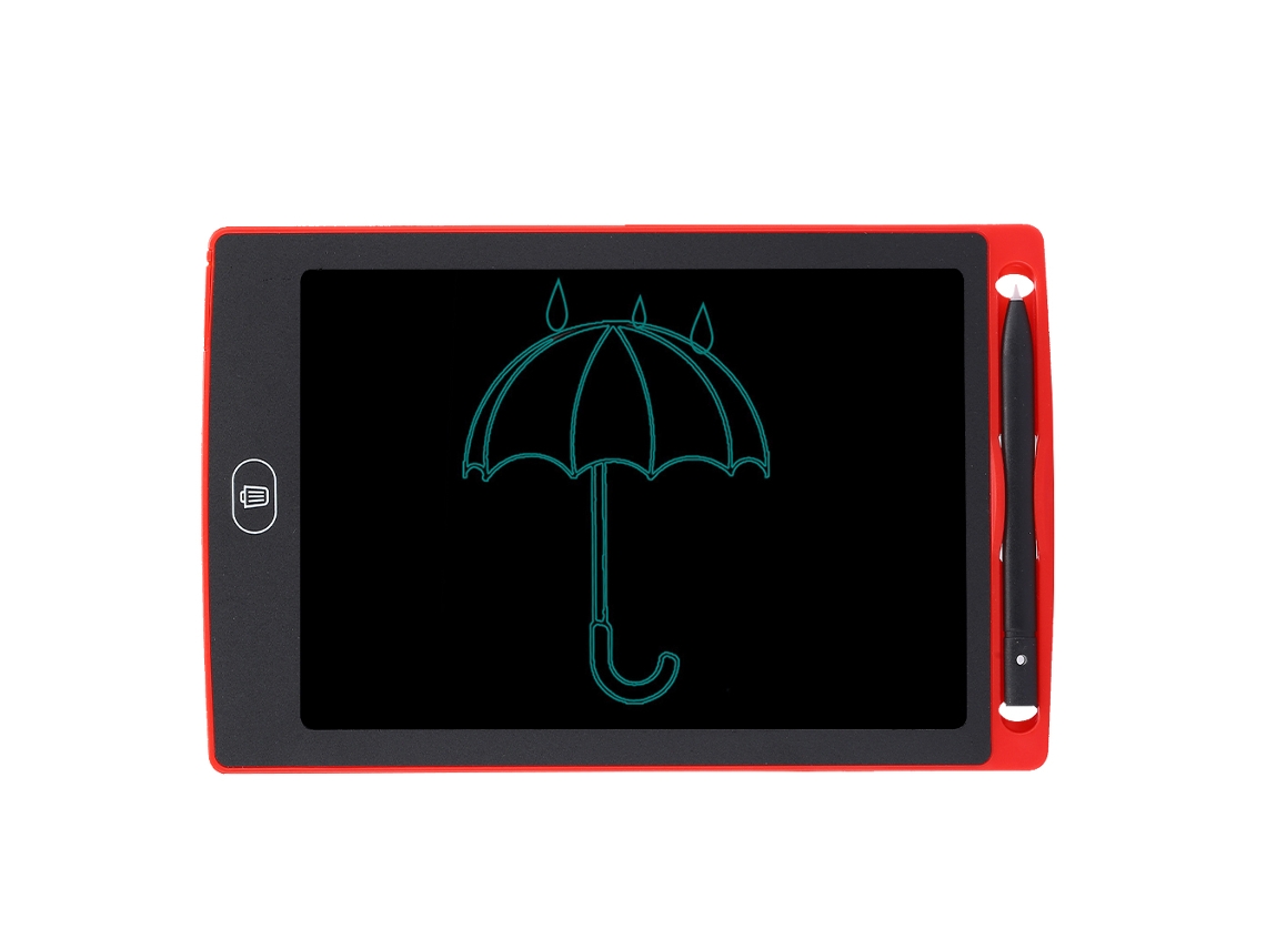 Tablet De Escrita Lcd 8.5 Polegadas Para Crianças Cor Vermelha