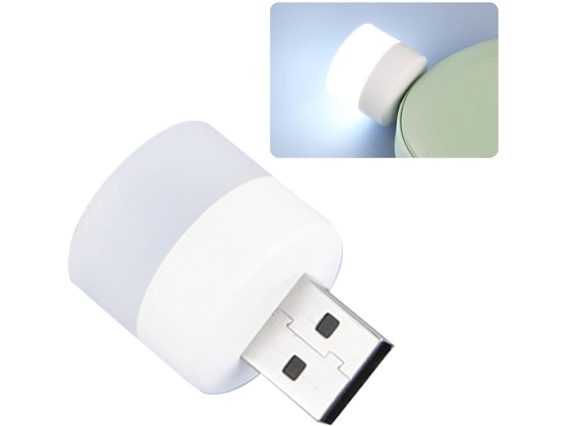 Luminária Noturna Led Usb Portátil Para Quarto Abajur De Cabeceira Com