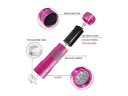 Mini Secador de Unha Leve Uv para Unhas, Prensador Lâmpada Led com Cabeça Silicone, Luz Pequena P Ortátil Pregos GOKOCO