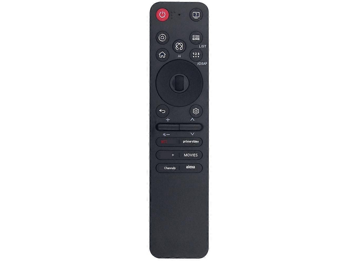 Controle Remoto De Substituição Mr25ga Akb76046603 Para Smart Tvs Lg Das Séries Ga/gc Com Tecla Movies.
