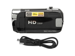 Câmara Digital 16mp Tela Rotatória Gravadora De Vídeo Hd 2.4 Polegadas