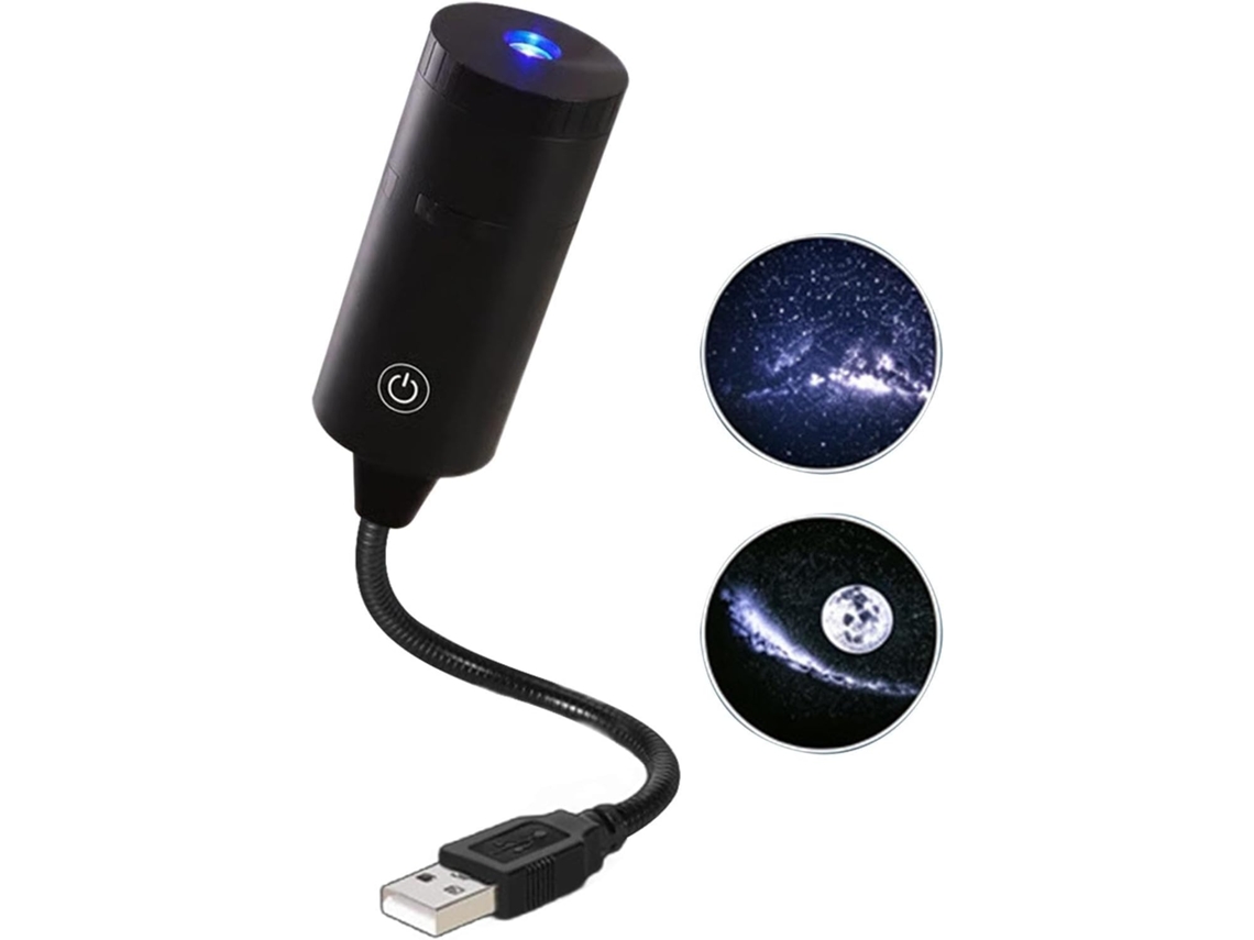 Luz Noturna Estrelada, Lâmpada Usb Portátil Hd Ajustável Com Efeito