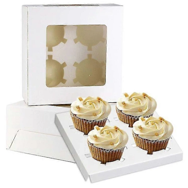 20 Unidades De Forminhas Rosa Para Cupcakes, Embrulhadas Presente, Caixas Papel Kraft Bolos E Cupcakes.