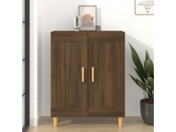 Aparador 69,5x34x90 cm en derivados de madera de roble marrón