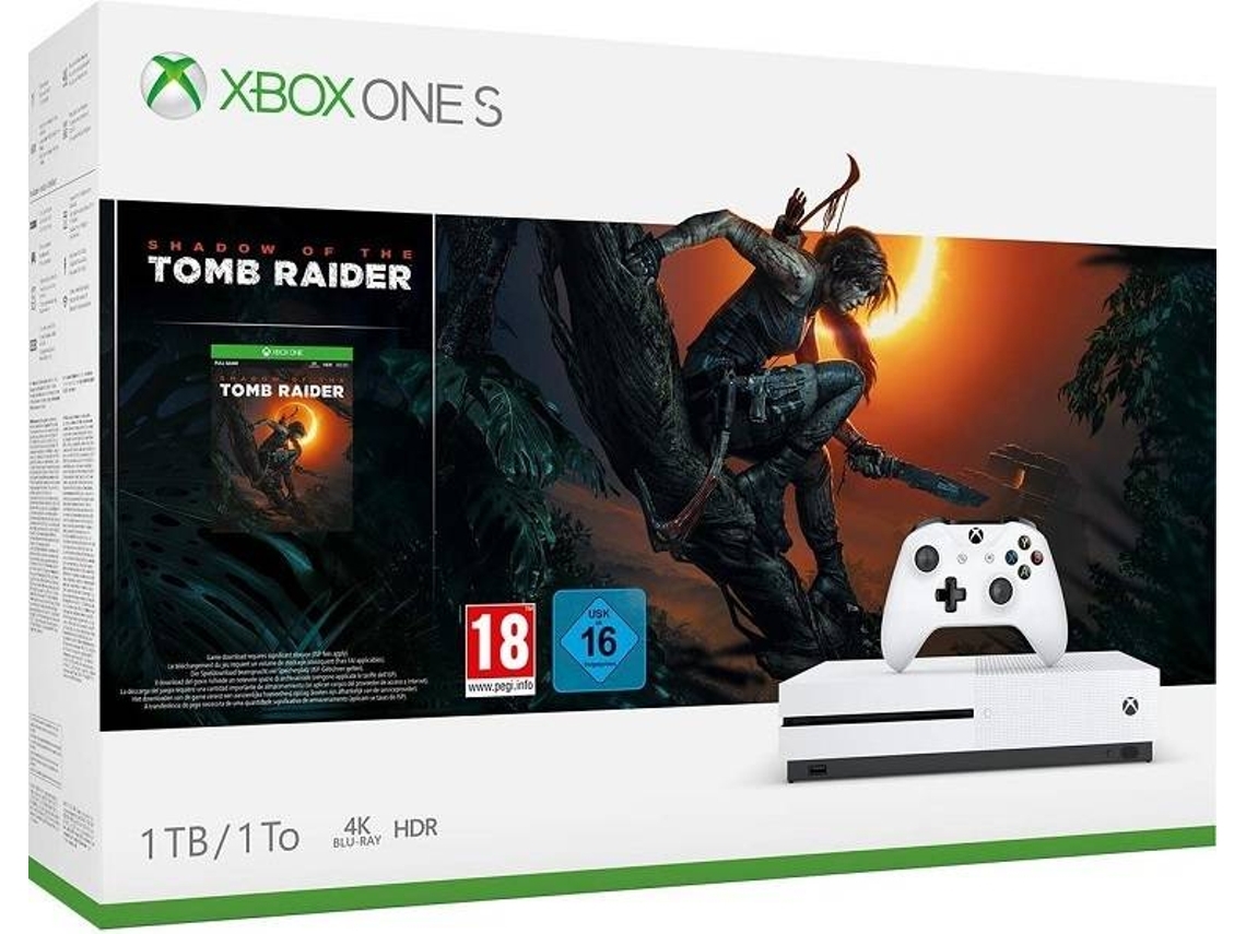 Consola Xbox One S Tomb Raider (Outlet Grade A - 1 TB)