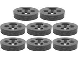 Conjunto De 8 Peças De Suportes E Ganchos Para Montagem Do Isolamento Do Tubo De Escape Do Carro.