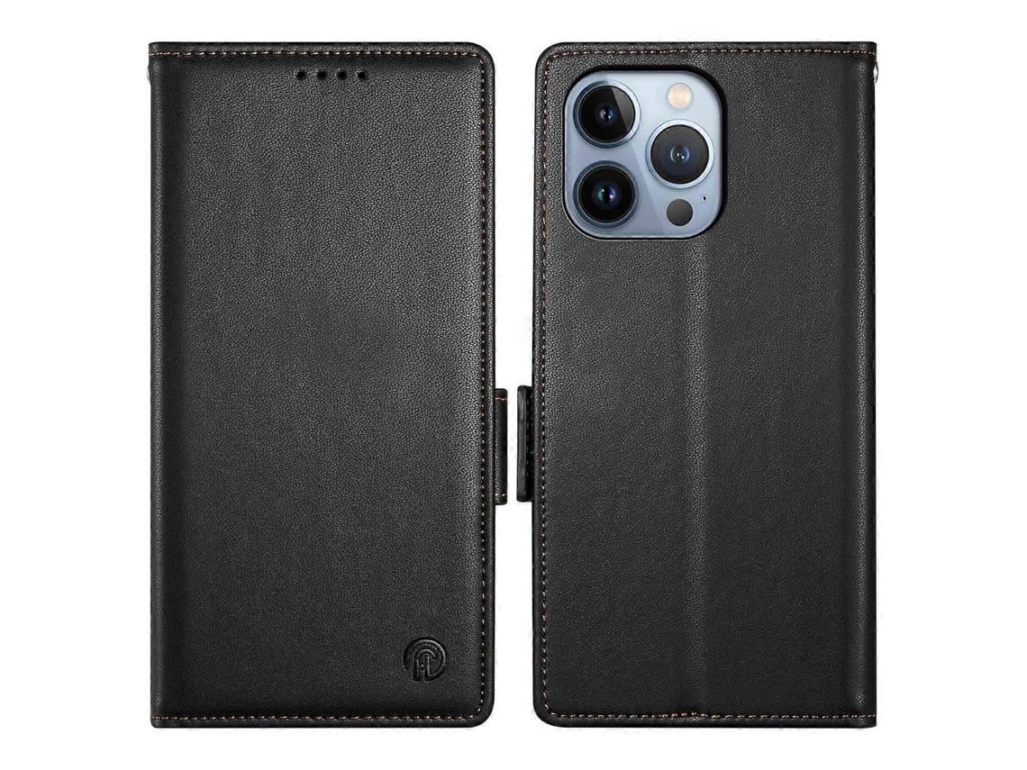 Capa Tipo Carteira De Couro Sintético Df-010 Para Iphone 13 Pro Max