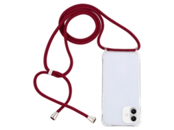 Lurelia Capa Com Cordão Iphone 16 Plus Acrílico Airbag Antichoque