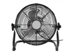 Ventilador de Mesa Portátil 13 Polegadas 3 Velocidades Preto