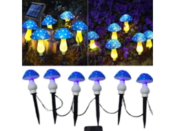 Lâmpadas Cogumelo Solar Decoração Caminhos Ao Ar Livre