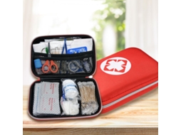 Kit de Primeiros Socorros 184 Peças com Mala de Armazenagem