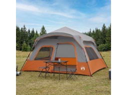Vidaxl Barraca Instantânea Cinza E Laranja 340 X 280 X 190 Cm