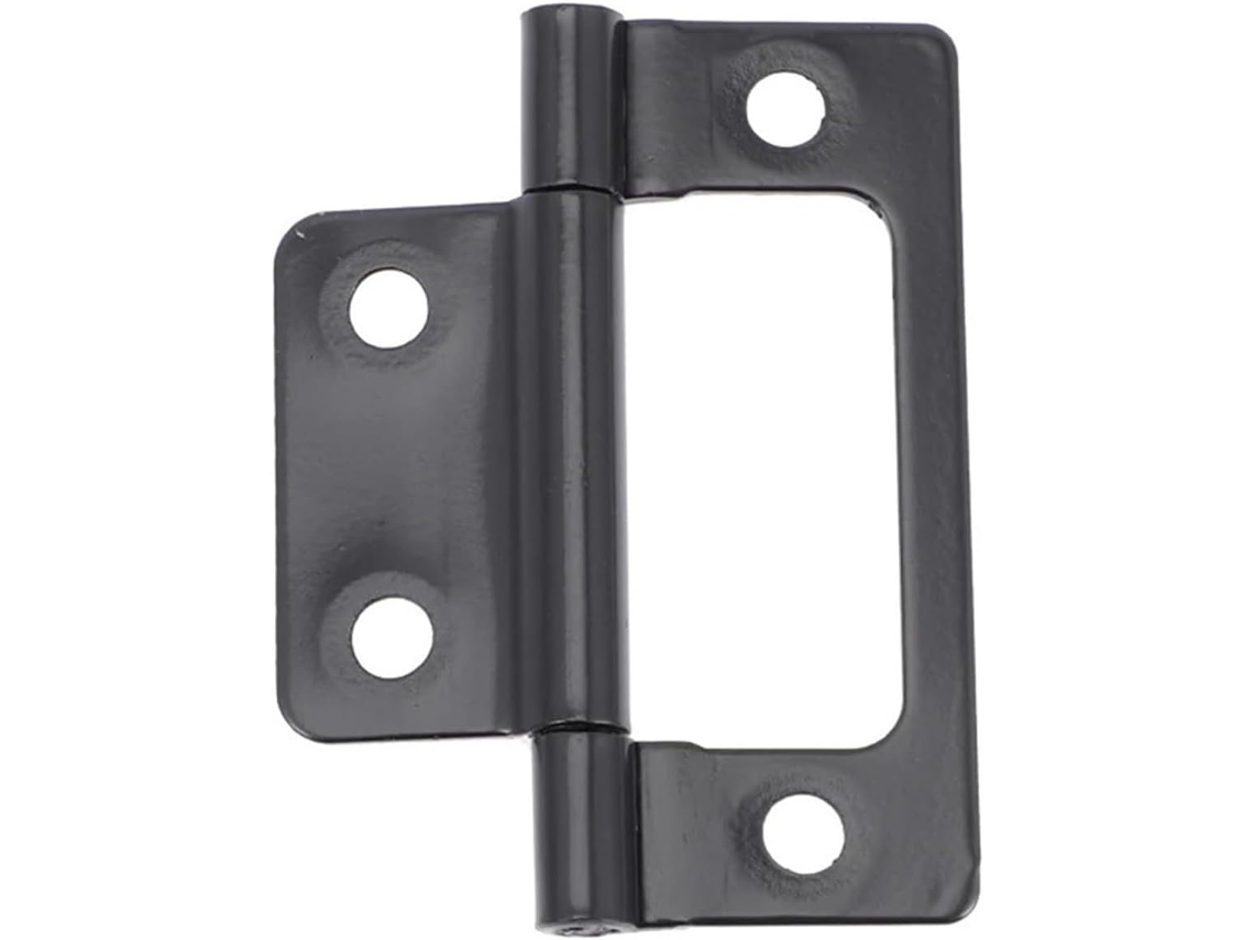 Dobradiça Oculta Para Porta De Armário, 12 Peças, Preta, Mini Dobradiça Para Porta De Armário, Para Móveis De Madeira