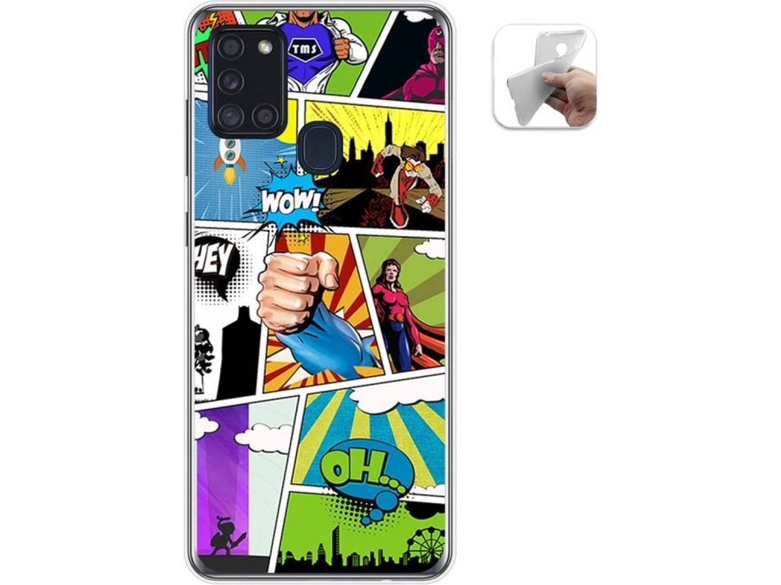 Capa Samsung Galaxy A21s TUMUNDOSMARTPHONE Comic Multicor