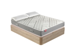Pack Sommier Com Arrumação + Colchão De Casal De Molas Pikolin Arce (180x200 Cm - 53 Cm Altura)