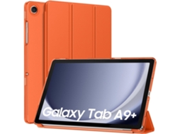 Yunzii Capa Protetora Para Galaxy Tab A9+/a9 Plus De 11 Polegadas, Perfeita Para Tablet Tab A9 Plus (sm-x210/x216/x218), Laranja