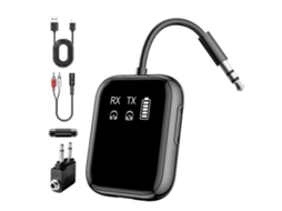 Transmissor E Receptor Bluetooth 5.4 Para Jogos/tv/pc/academia, Modo Duplo 2 Em 1 Para 2 Dispositivos, Áudio Hd Adaptativo Aptx.