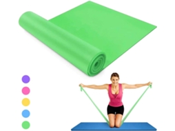 Faixa Elástica De Látex Natural Para Exercícios Ioga, Alongamento E Condicionamento Físico, Ideal Pilates