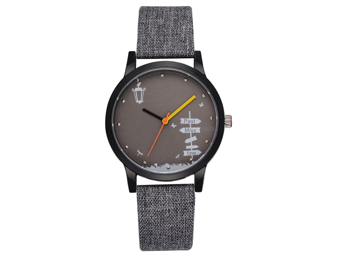 Reloj Hombre Gaiety Moda Dial Redondo Analógico De Cuarzo (gris)