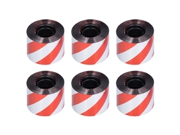 6pcs Fita Anti pássaros Reflectiva de Prata e Vermelho para Jardim 80m | S/MARCA