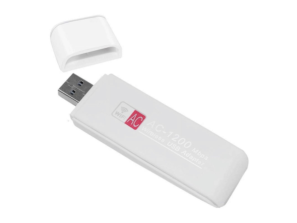 Adaptador Wi Fi Ac1200m Dual Band 2.4g/5.8g, Adaptador Usb Sem Fio, Dongle De Rede Sem Fio Mt7612un Hengjian