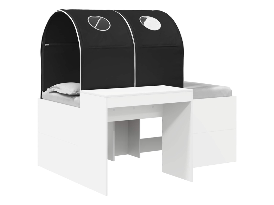 Cama com Túnel 4 Pcs Carvalho Artisian e Preto MAISON EXCLUSIVE