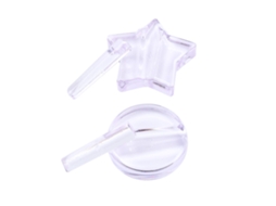 2pcs Moldes De Decoração De Unhas Profissionais Com Molduras Metálicas Para Arte De Unhas