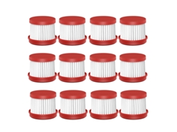 Filtro hepa, 12 pacotes de filtro hepa para mijia deerma cm1300 cm1900 filtro hepa acessórios de aspirador de pó