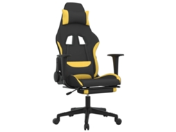 Cadeira de gaming VIDAXL Preto Tecido (64x60x127 cm)
