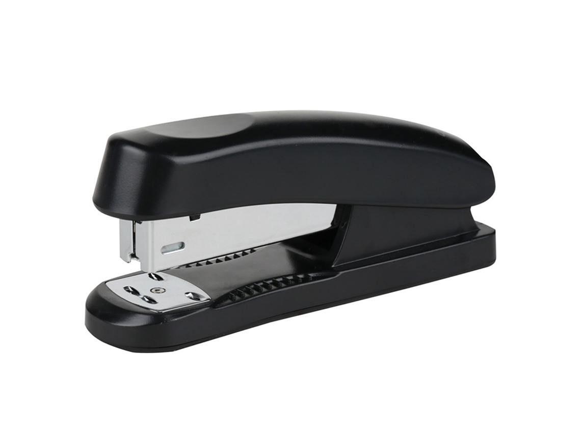 Grapadora De Escritório, Ergonômica, Confiável E Sem Esforço, De Metal, Para Grampos 24/6, Para Escolas, Cor Preta