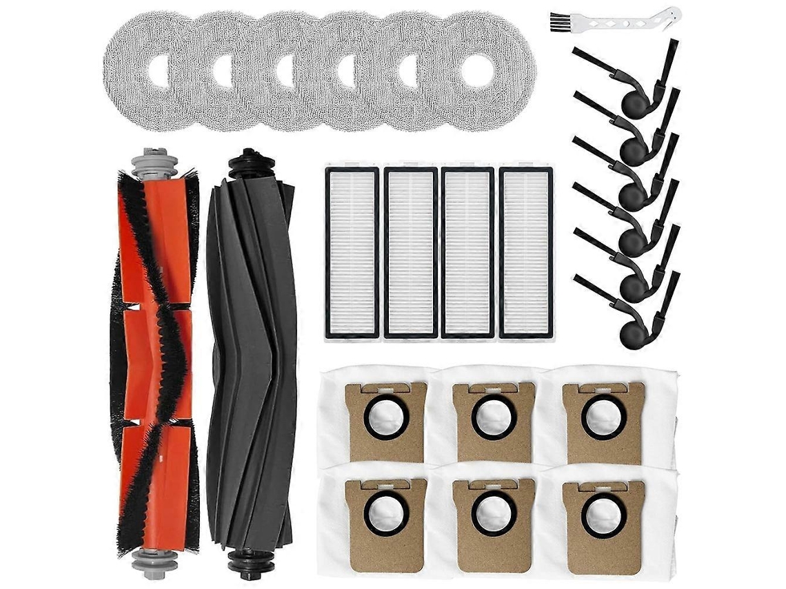 Peças De Reposição Para Aspirador Robô Xiaomi 5 E 5 Pro: Escovas De Rolo, Filtros Hepa, Esfregão, Sacos De Pó E Escova Lateral._ptg