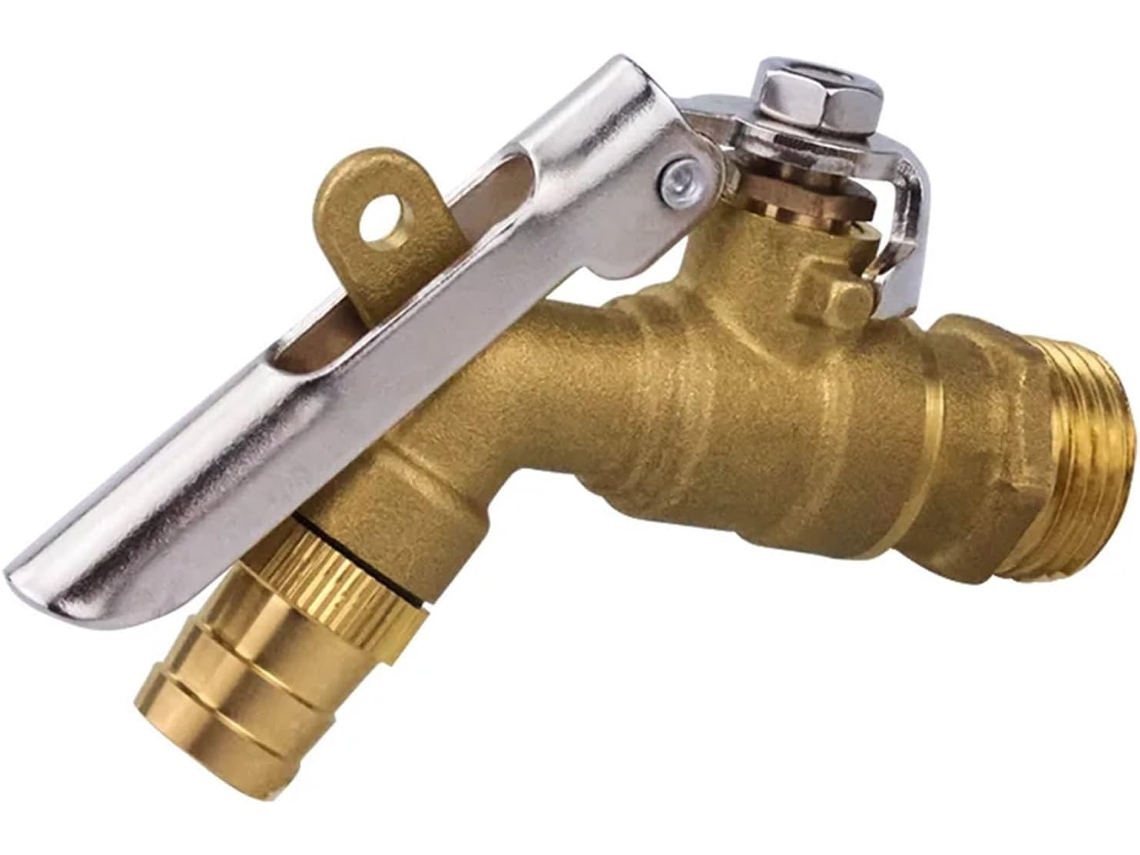 Torneira De Jardim Externa Com Trava, 1/2", Latão Anticongelante,