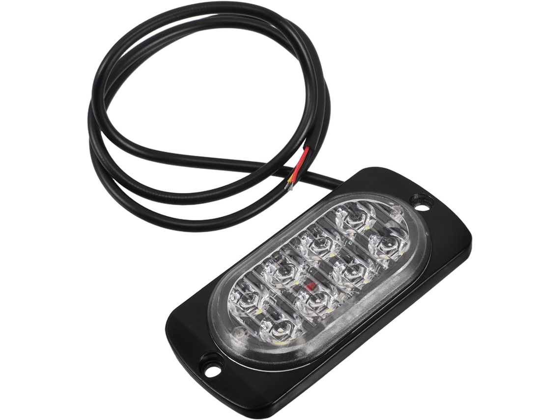 Luz Estroboscópica Ultrafina Ushobe Com 8 Leds Para Caminhões E Picapes, Alto Brilho, Alumínio, Fácil Instalação, Sinal