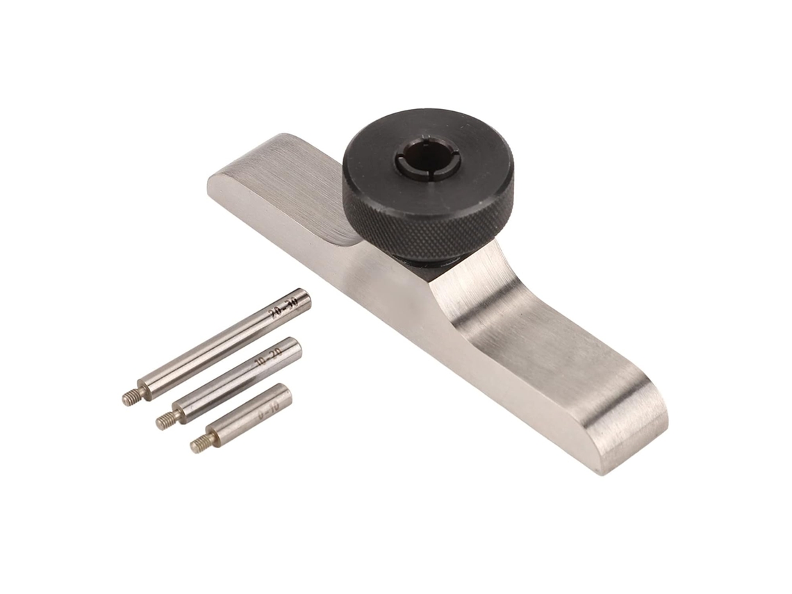 Indicador De Profundidade Em Aço Inoxidável Com Base Lisa Para Medições Confiáveis, Ideal Para Artesãos 103x 17mm