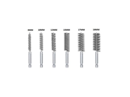 Chave de Fenda Unscrewer Wire Brush-19Mm Escova de Limpeza de Aço Inoxidável com Alça Fio Torcido Haste Hexagonal de 1-4 Polegadas YWEI