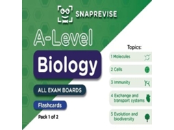 Livro A-Level Biology Flashcards Pack 1 de Miralo Education Group (Inglês)