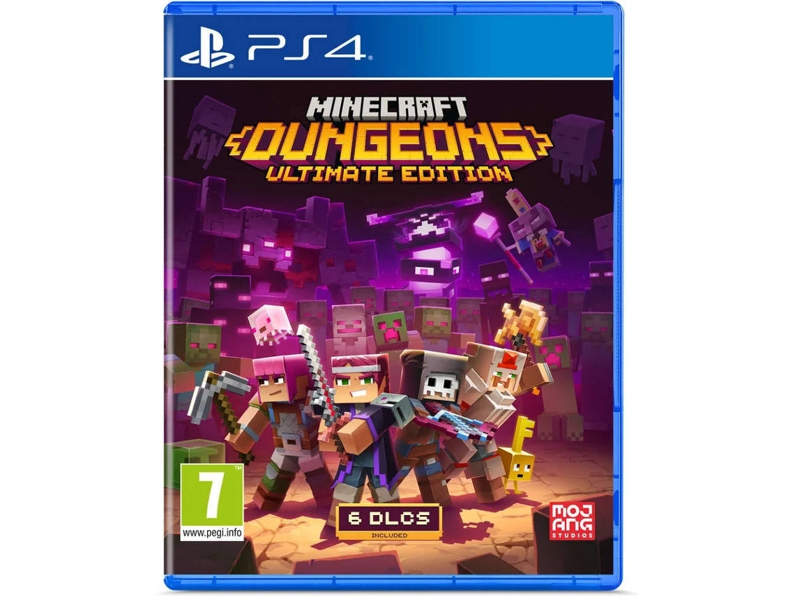 Jogo PS4 Minecraft Dungeons: Ultimate Edition