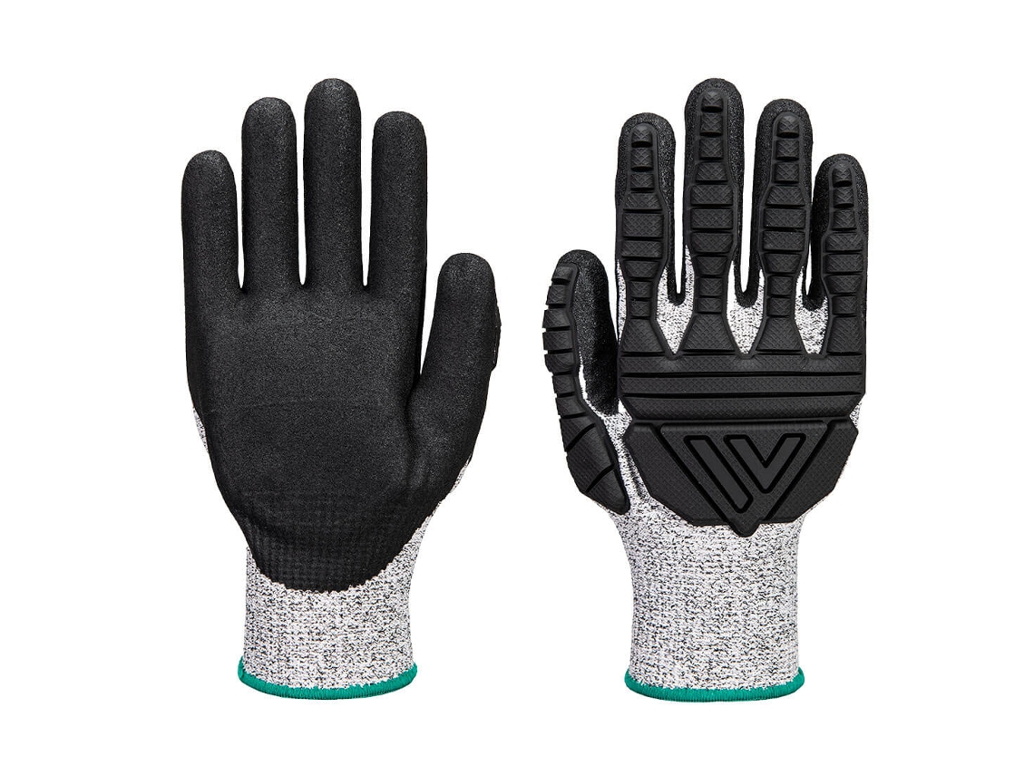 Luva Tpv Impact Cut Resistência E Conforto / Cinza Preto / L Portwest