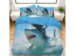 Capa de Edredom Infantil em Microfibra Fronha 200x200 Cm, 65x65 Cm
