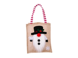 Bolsas de Natal Lindas Bolsas de Natal Reutilizáveis Bolsas de Compras Presente de Natal Bolsas de Lona Presente para Crianças