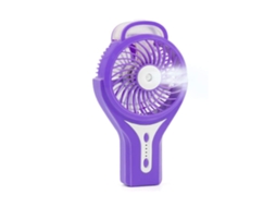 Ventilador Nebulizador Usb 12.5cm 3 Velocidades Roxo Yizhood