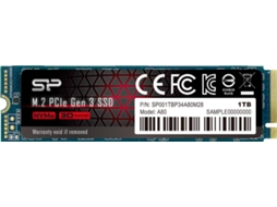 Disco SSD Interno SILICON POWER SP001TBP34A80M28 (1 TB - PCIe Gen3 x4 (32Gbps) - 3400Mbps)